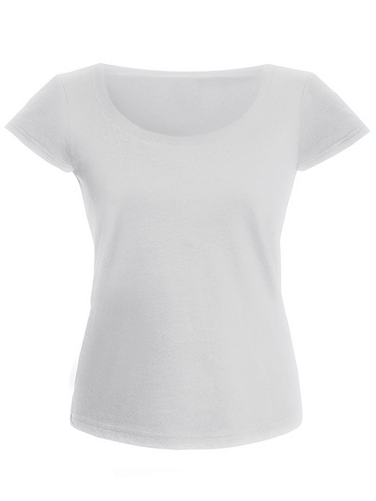 T-Shirt Donna BIANCA 100% cotone PERSONALIZZABILE con MYSTYLE