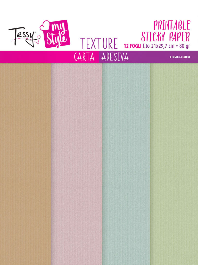 Printable Sticky Paper TEXTURE • ADESIVO STAMPABILE MY STYLE